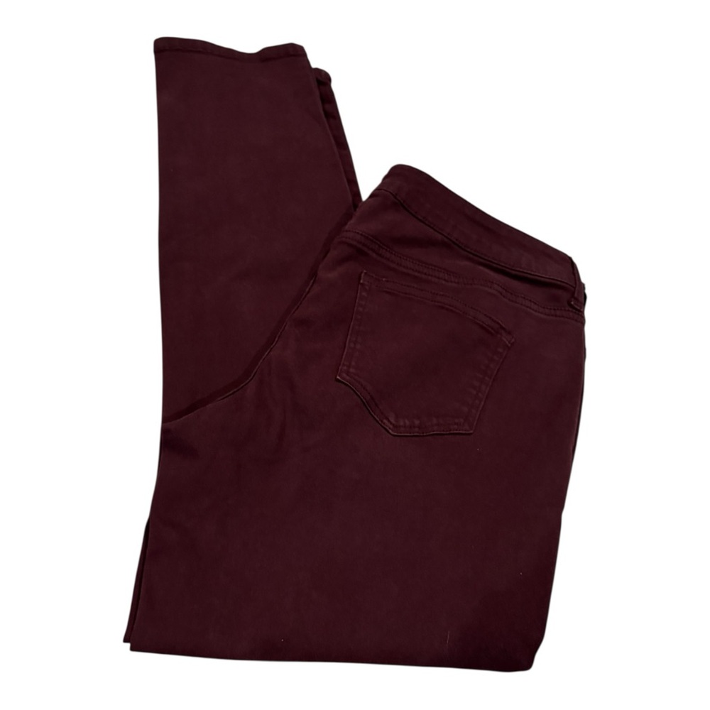 Maurices Women's‎ Straight Leg Jeans - Dark Burgundy
